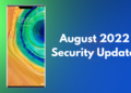 Mate 30 Pro August 2022 patch released