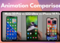 Animation comparison -Mate 50 Pro vs S22 Ultra vs iPhone 14 Pro