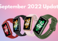 Huawei Band 7 September 2022 Software Update