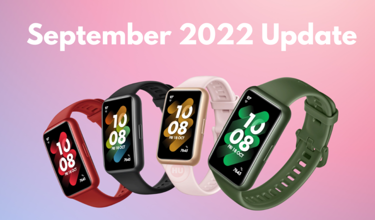 Huawei Band 7 September 2022 Software Update