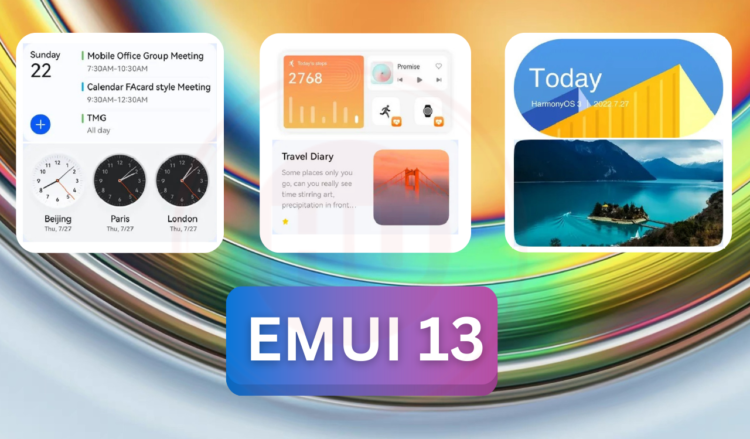 Huawei EMUI 13 widgets early look
