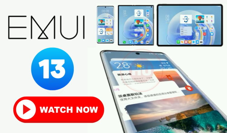 Watch Huawei EMUI 13 New Widget Video