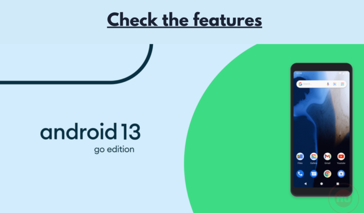 Android 13 Go Edition features