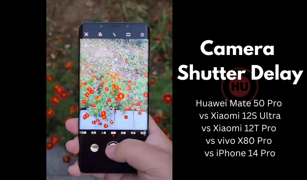 Camera shutter delay comparison