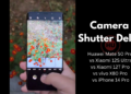 Camera shutter delay comparison
