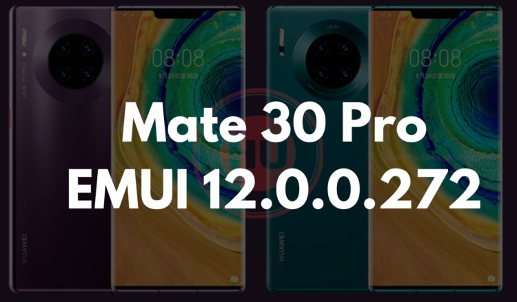 Huawei Mate 30 Pro October 2022 software update