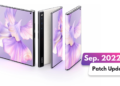 Huawei Mate Xs 2 September 2022 patch update