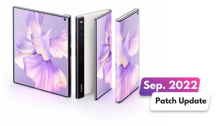 Huawei Mate Xs 2 September 2022 patch update