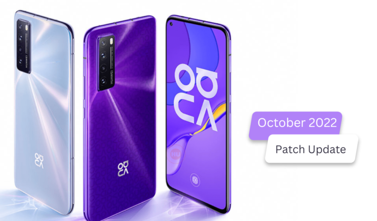 Huawei Nova 7 5G October 2022 update