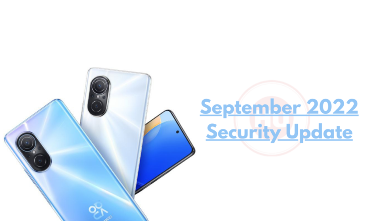 Huawei Nova 9 SE September 2022 patch in Europe
