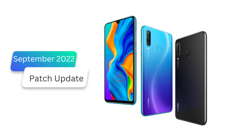 Huawei P30 Lite September 2022 patch update