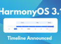 HarmonyOS 3.1 timeline