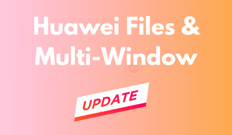 Huawei Files and Multi-Window