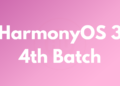 Huawei HarmonyOS 3 fourth batch