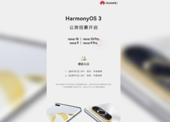 Huawei Nova 9 and Nova 10 series HarmonyOS 3 public beta