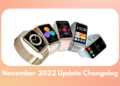 Watch Fit 2 November 2022 update changelog