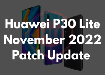 Huawei P30 lite November 2022 patch