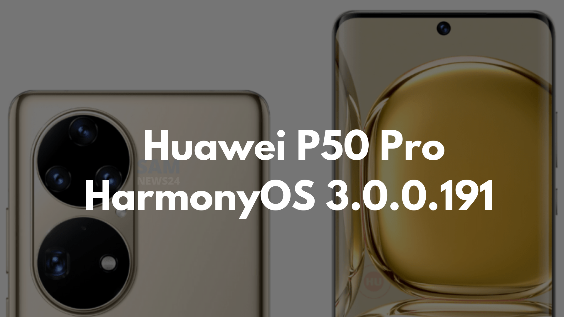 Huawei P50 Pro HarmonyOS 3.0.0.191 update