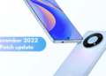 Huawei Y90 November 2022 patch update