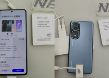 Honor 80 Pro flat screen variant leaked