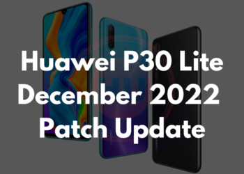 Huawei P30 lite update