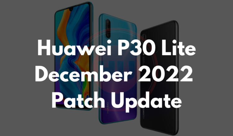 Huawei P30 lite update