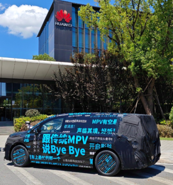 Huawei's first MPV model spotted
