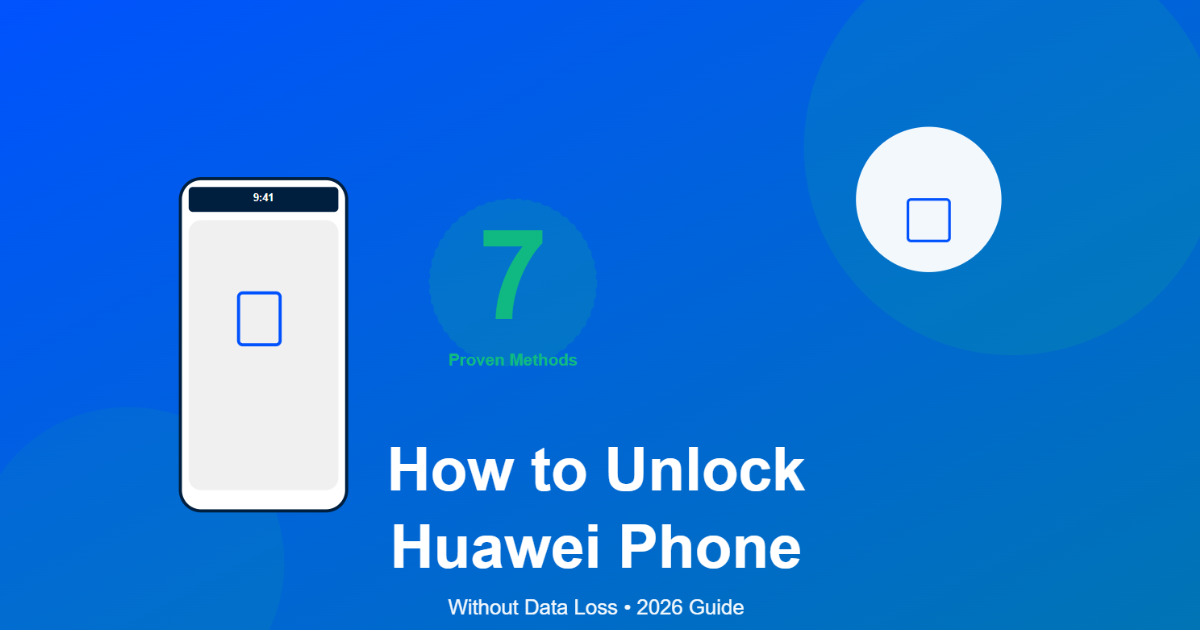 How to unclock Huawei Phone